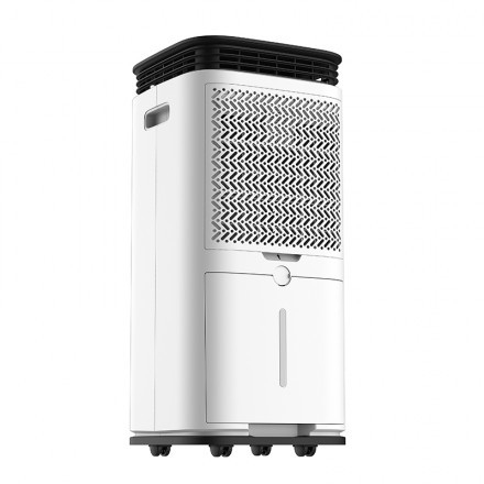 16L Whisper LED 가정용 탈습기 2.2L 탱크 타워 360° 풍수점 전체 터치 숨겨진 화면 디스플레이