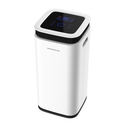 16L 숨겨진 화면 LED 홈 탈습기 2.2L 탱크 타워 360° 풍수점 스마트 습도 터치 제어