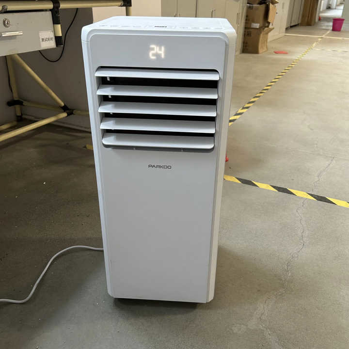 110V 115V 10000 BTU 저소음 모바일 에어컨 고정되지 않은 에어컬러 플리커 버튼 소프트 프레스 컨트롤 패널