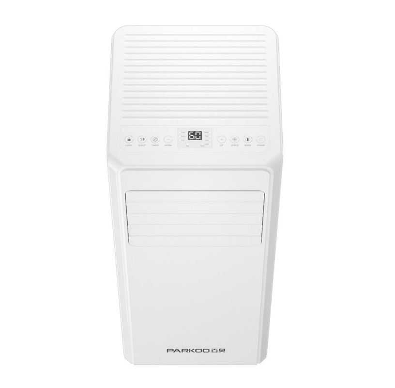 110V 115V 10000 BTU 저소음 모바일 에어컨 고정되지 않은 에어컬러 플리커 버튼 소프트 프레스 컨트롤 패널