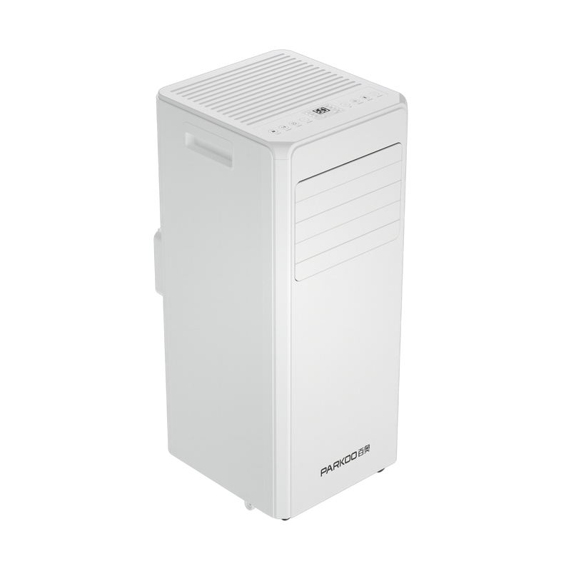 220V 9000 BTU 저소음 모바일 에어컨 고정되지 않은 에어컬러 플리커 버튼 소프트 프레스 컨트롤 패널